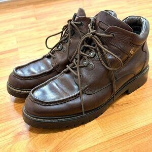 Johnston & Murphy Brown Leather Mens Hiking Boots Size 12